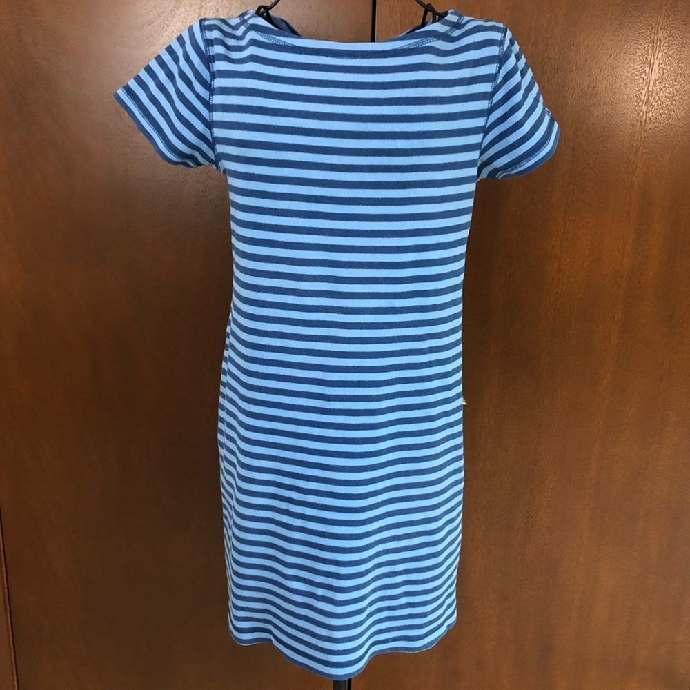 Ralph Lauren Blue Stripped Tee Shirt Dress